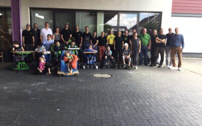 Soziales Projekt der Geschäftsleitung von John Deere an der Ludwig Guttmann Schule Karlsbad – Außenstelle Kronau